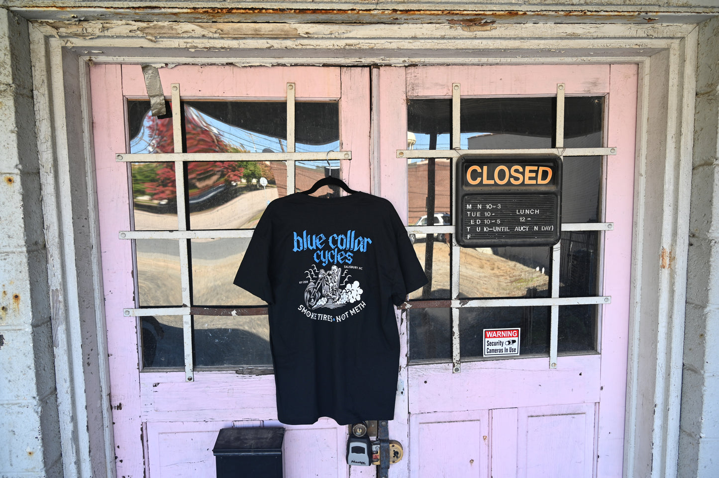 SMOKE TIRES NOT METH T-SHIRT