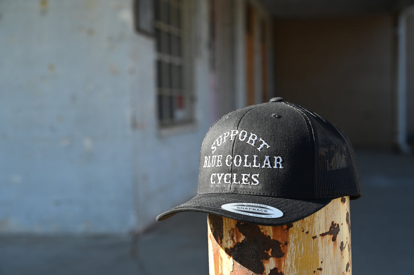 SUPPORT BLUE COLLAR HAT