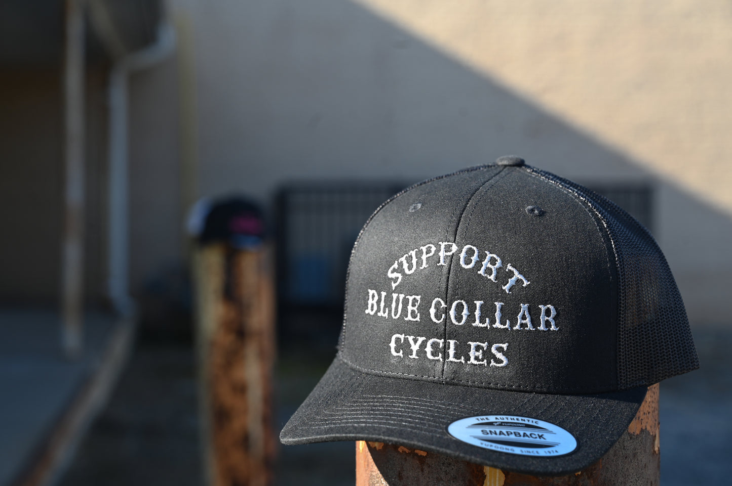 SUPPORT BLUE COLLAR HAT